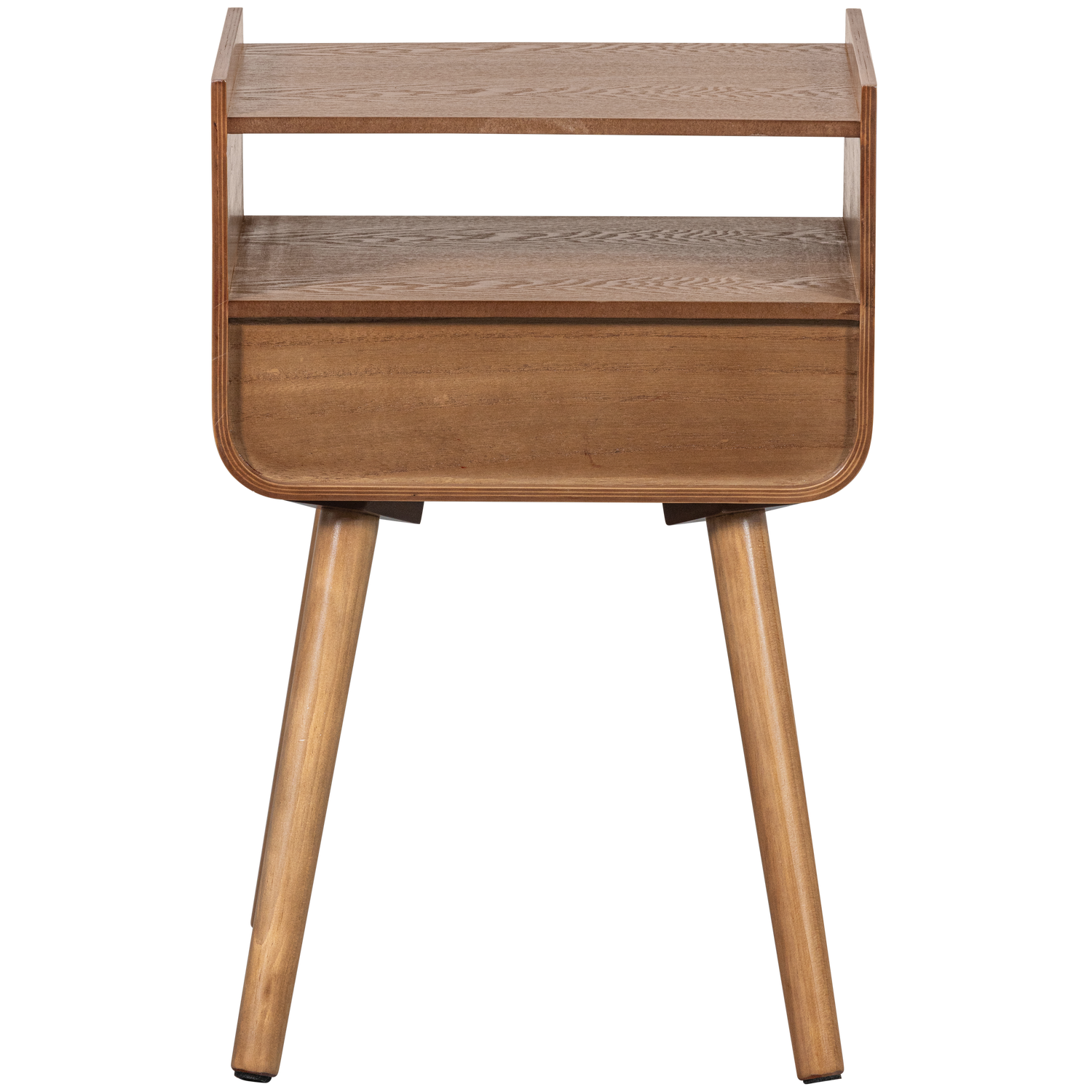 Nils nachtkastje/bijzettafel hout oudroze [fsc]
