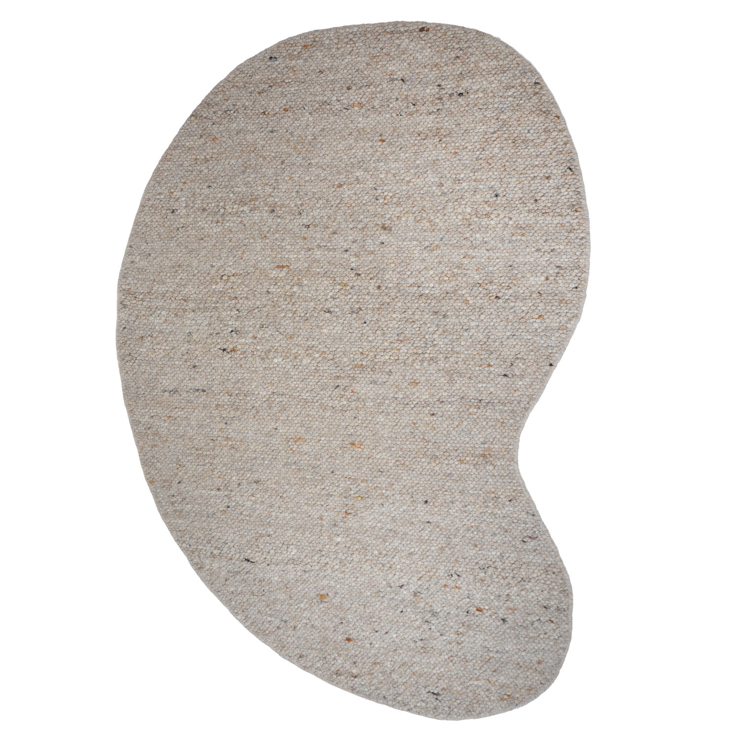 Vloerkleed Stone Licht Beige - Organisch