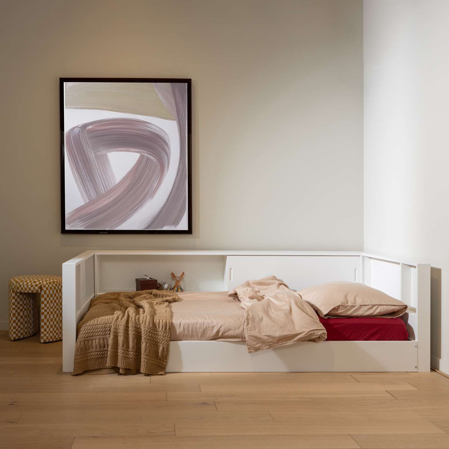 Carter bedbank grenen dust [fsc]