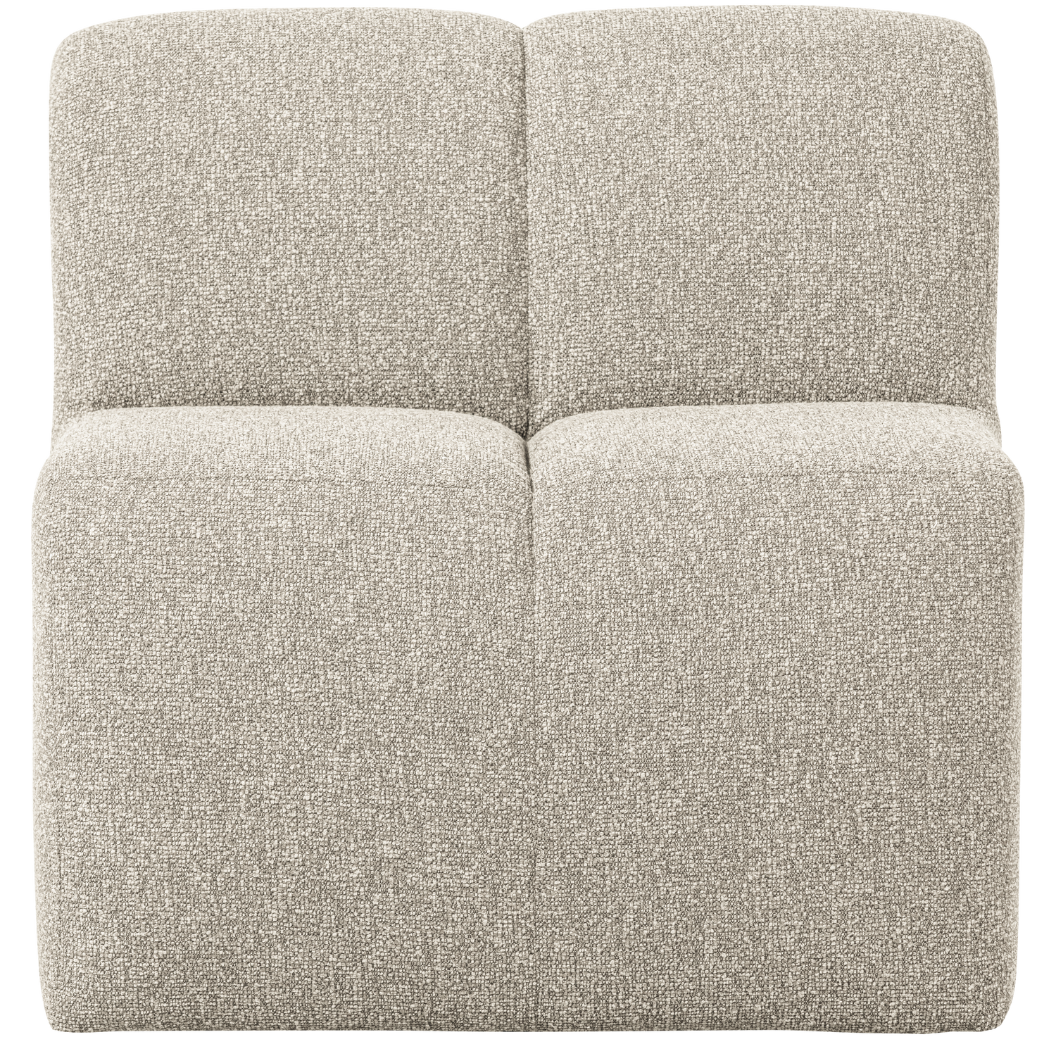 Mojo eetbank 84 cm met rugleuning wollig bruin