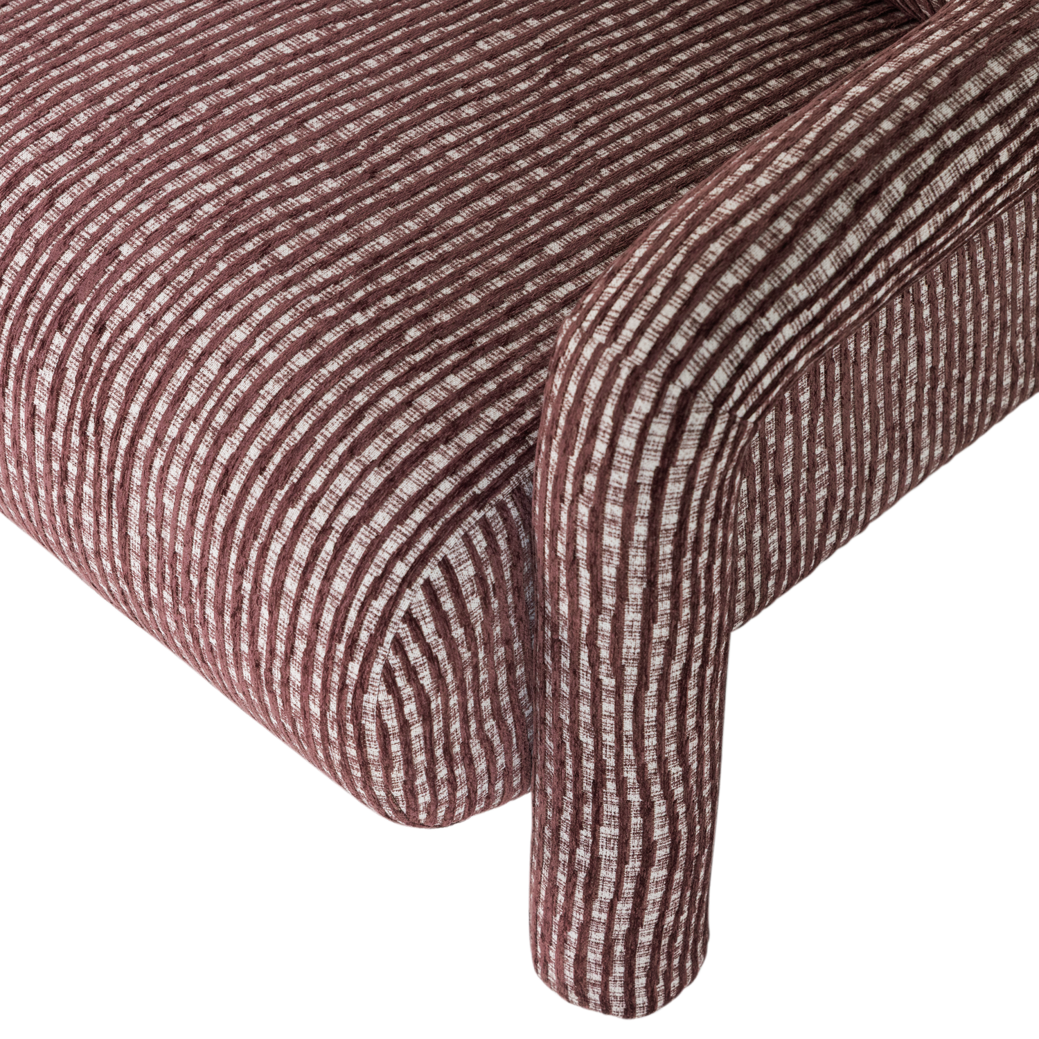Lenny fauteuil met dessin grijsblauw