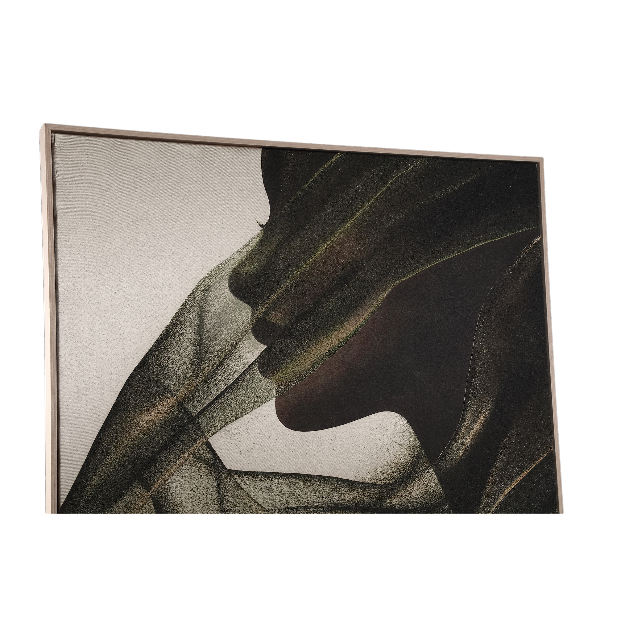 Canvas Elin Donkergroen