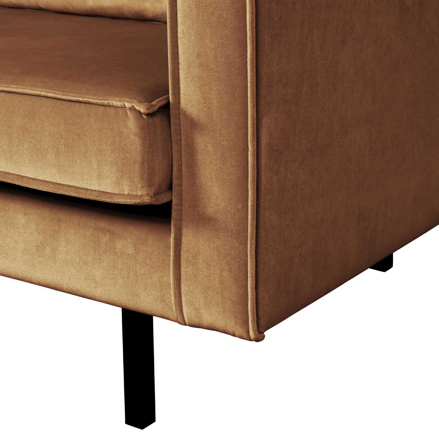 Rodeo 2-zits bank velvet taupe [fsc]