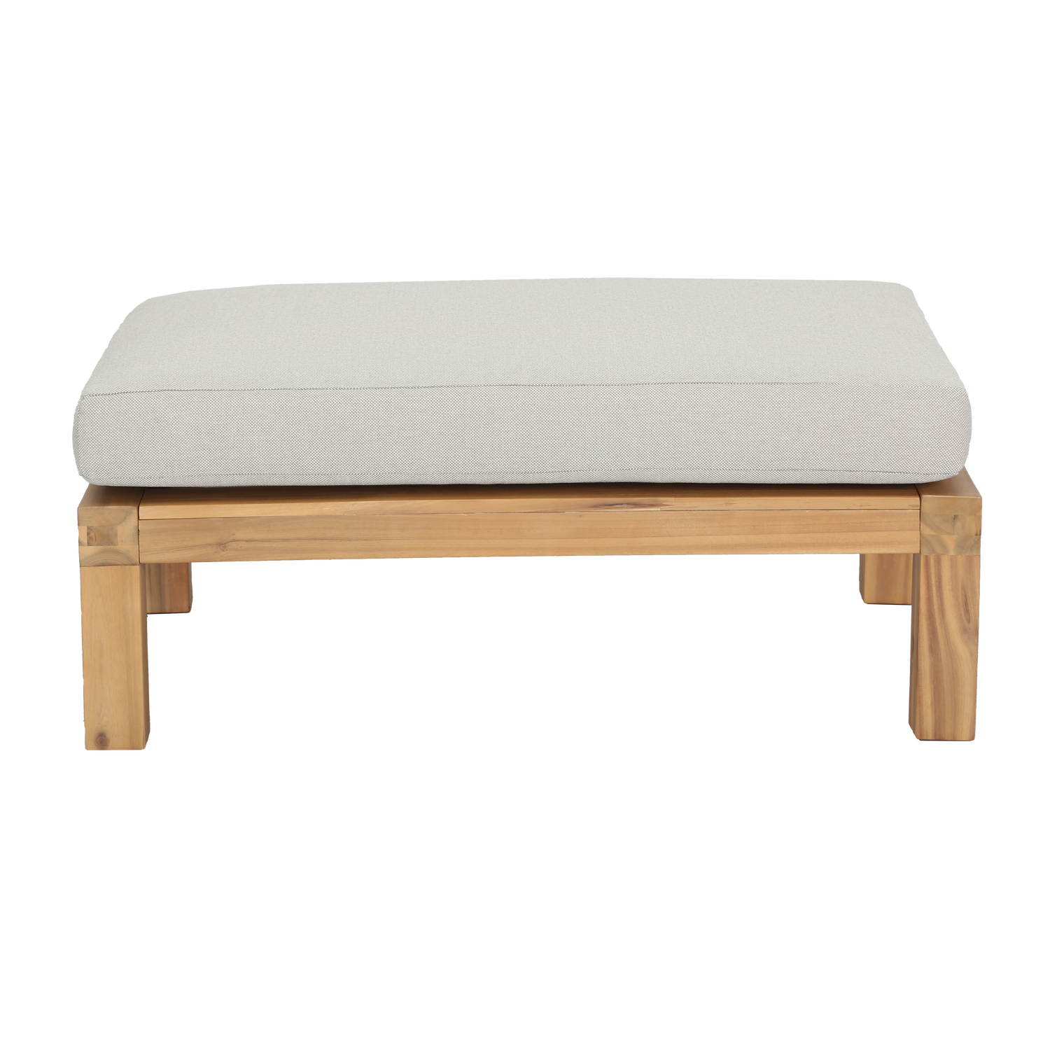Relax tuin hocker/bijzettafel acaciahout naturel/zand [fsc]