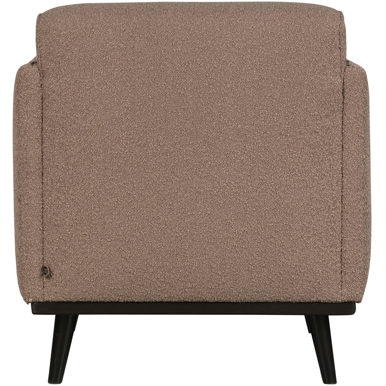 Statement fauteuil met arm chenille velvet perzikroze