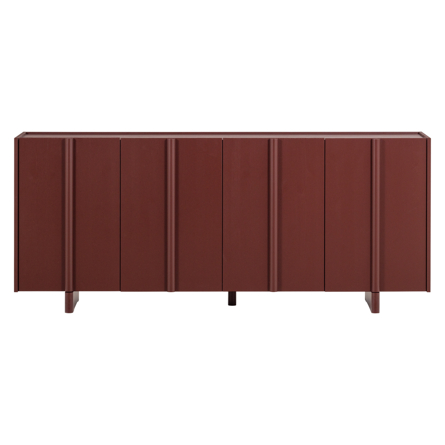Basu dressoir grenen bordeauxrood [fsc]
