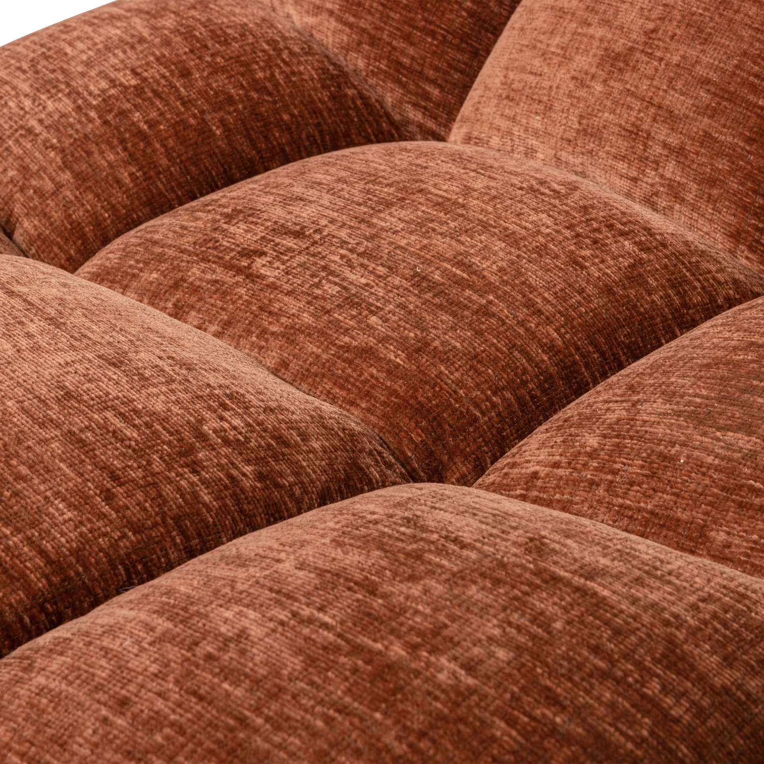 Elvi draaifauteuil chenille structuur lichtgrijs