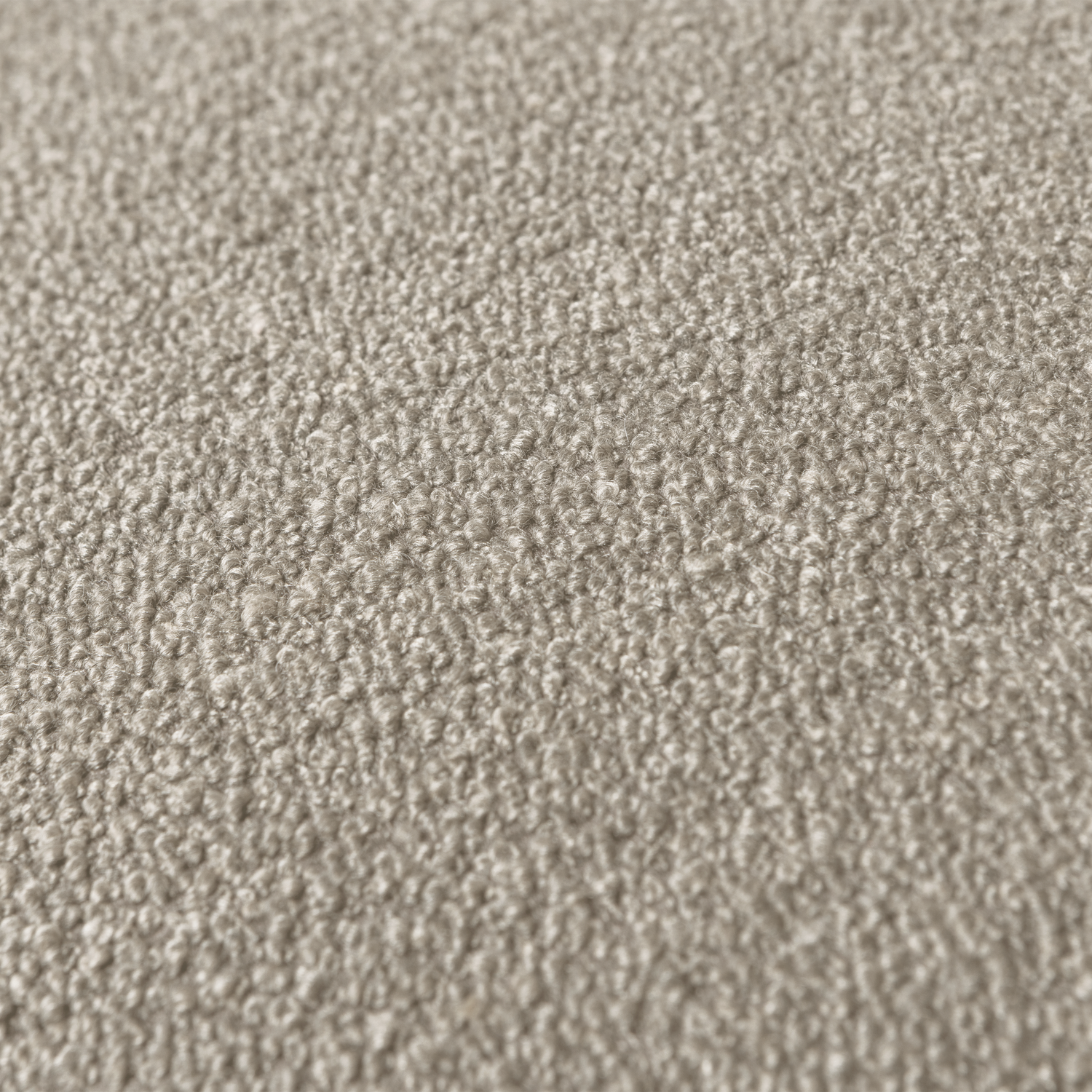 Lofty hocker boucle staalgrijs