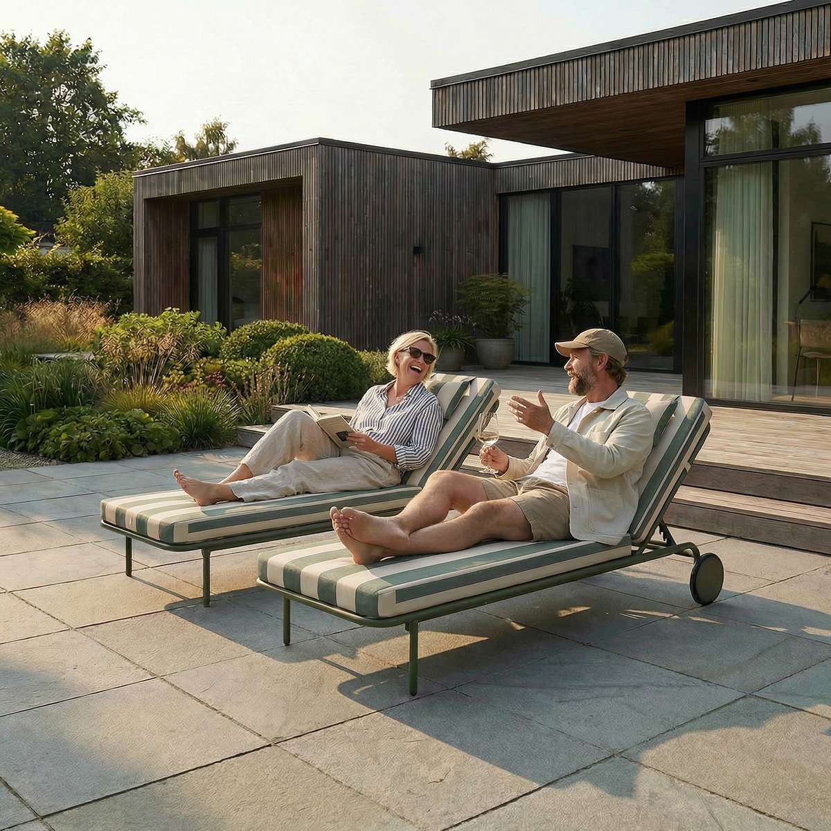 SACKit Loungestoel Mollis sunbed