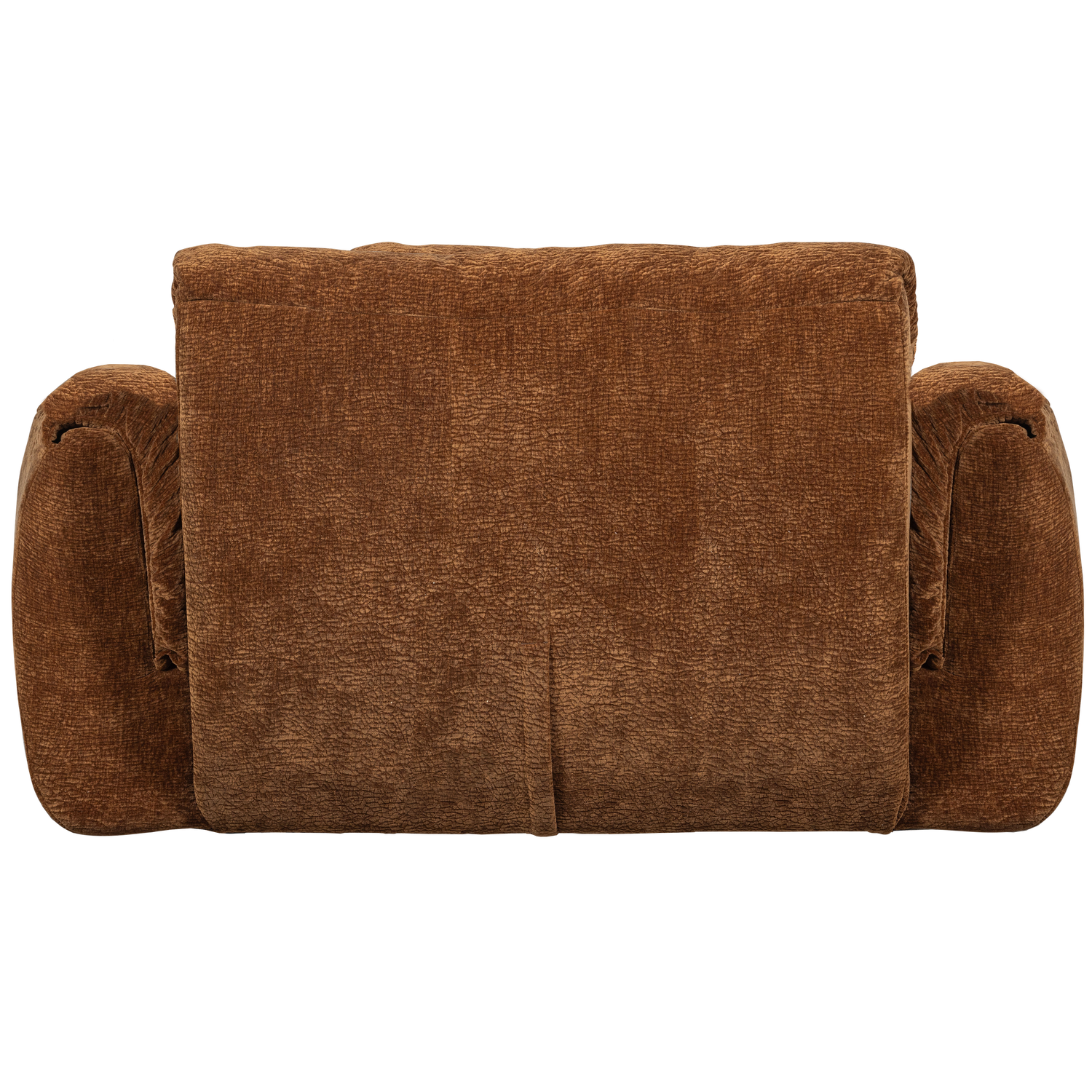 Baggy loveseat geweven chenille bruin