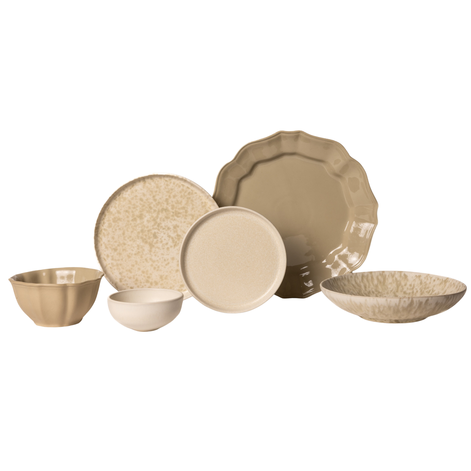 Serviesset Wild Olive & Limestone Valley - 6-delig - 2 pers