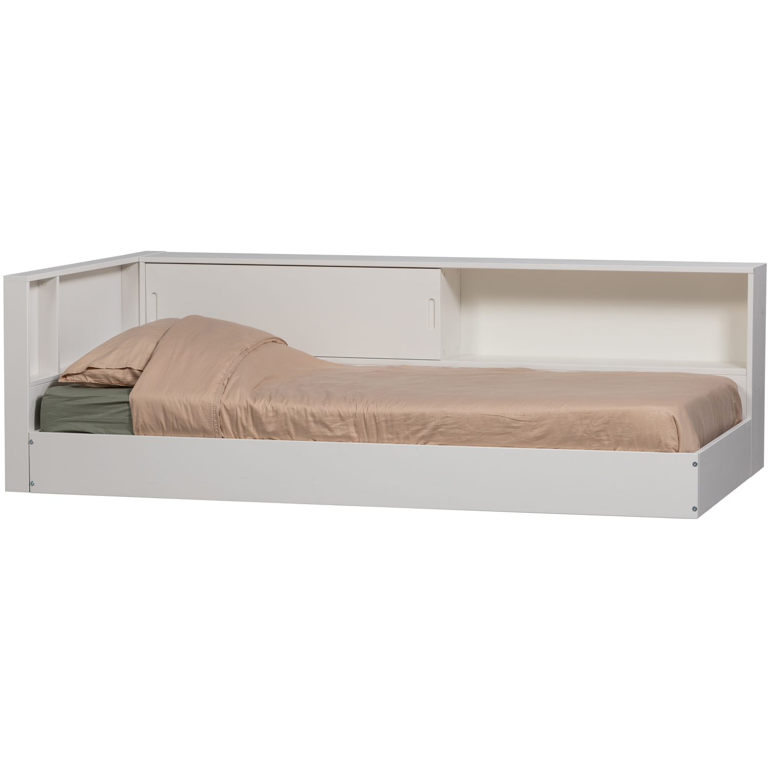 Carter hoekbed links/rechts grenen wit [fsc]