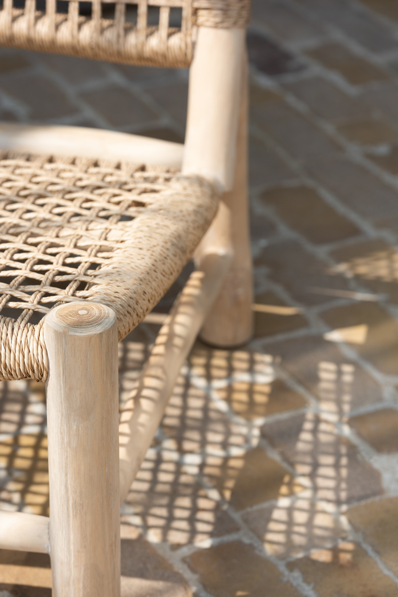 Loungestoel vita teakhout