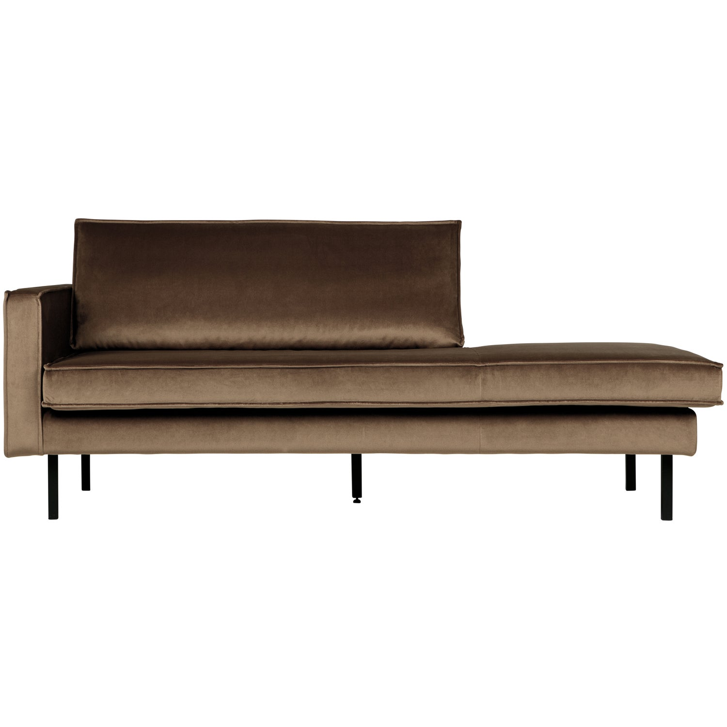 Rodeo daybed links structure velvet brass