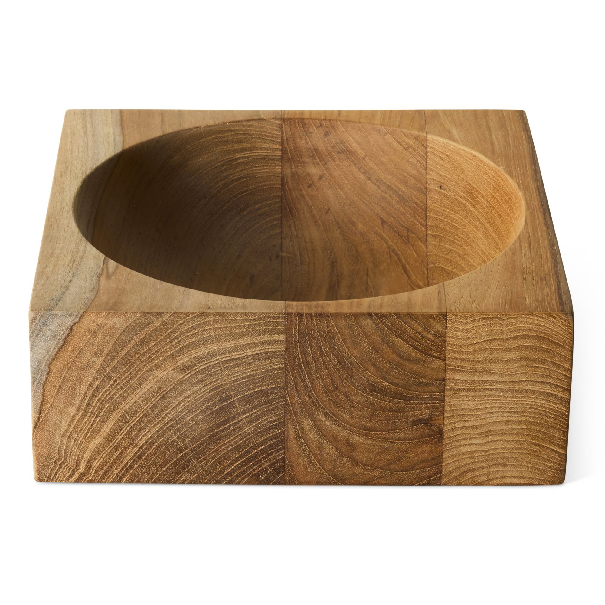 HKLiving Schaal Teak cube bowl M