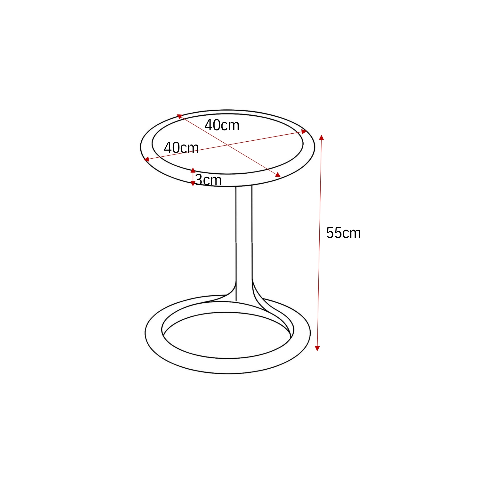 Bijzettafel Faro