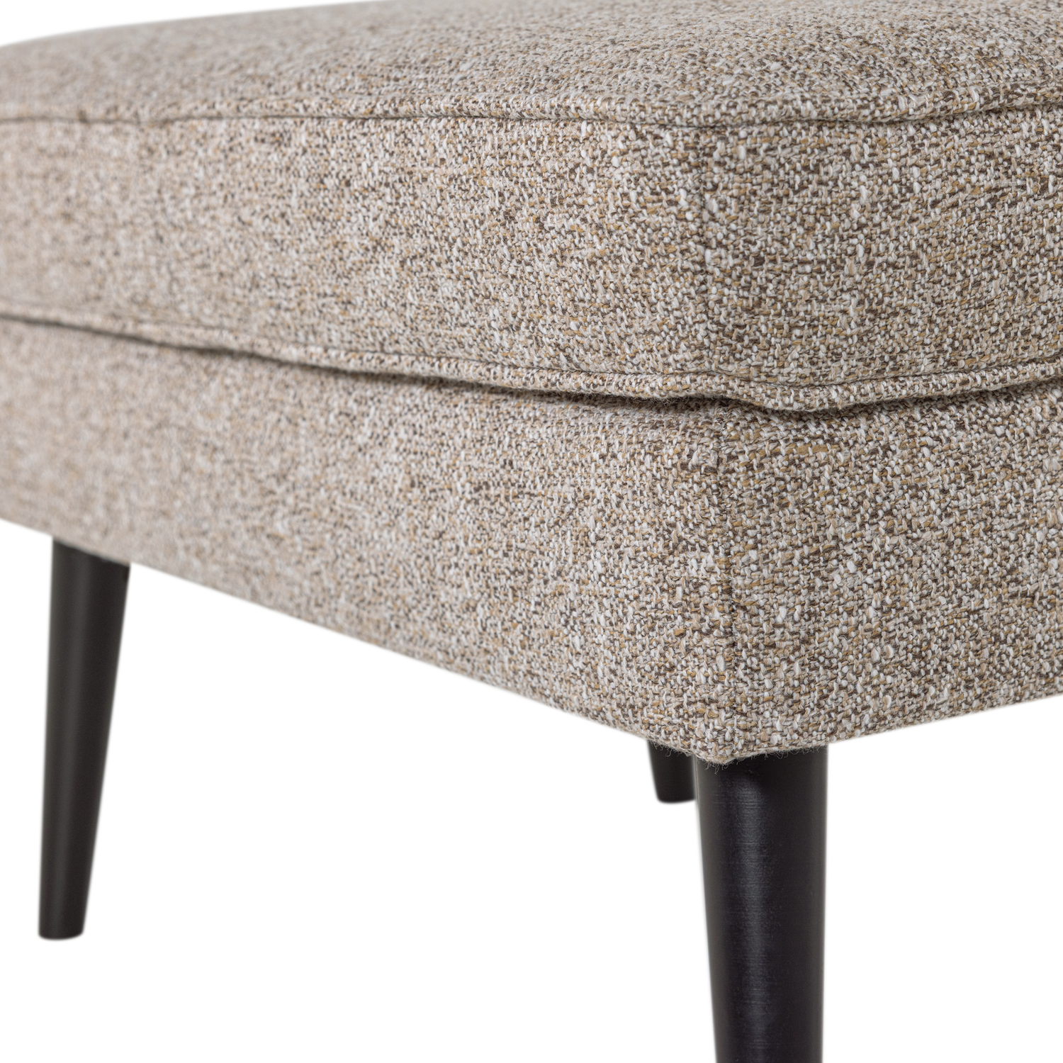 Rocco hocker velvet donkerbruin [fsc]