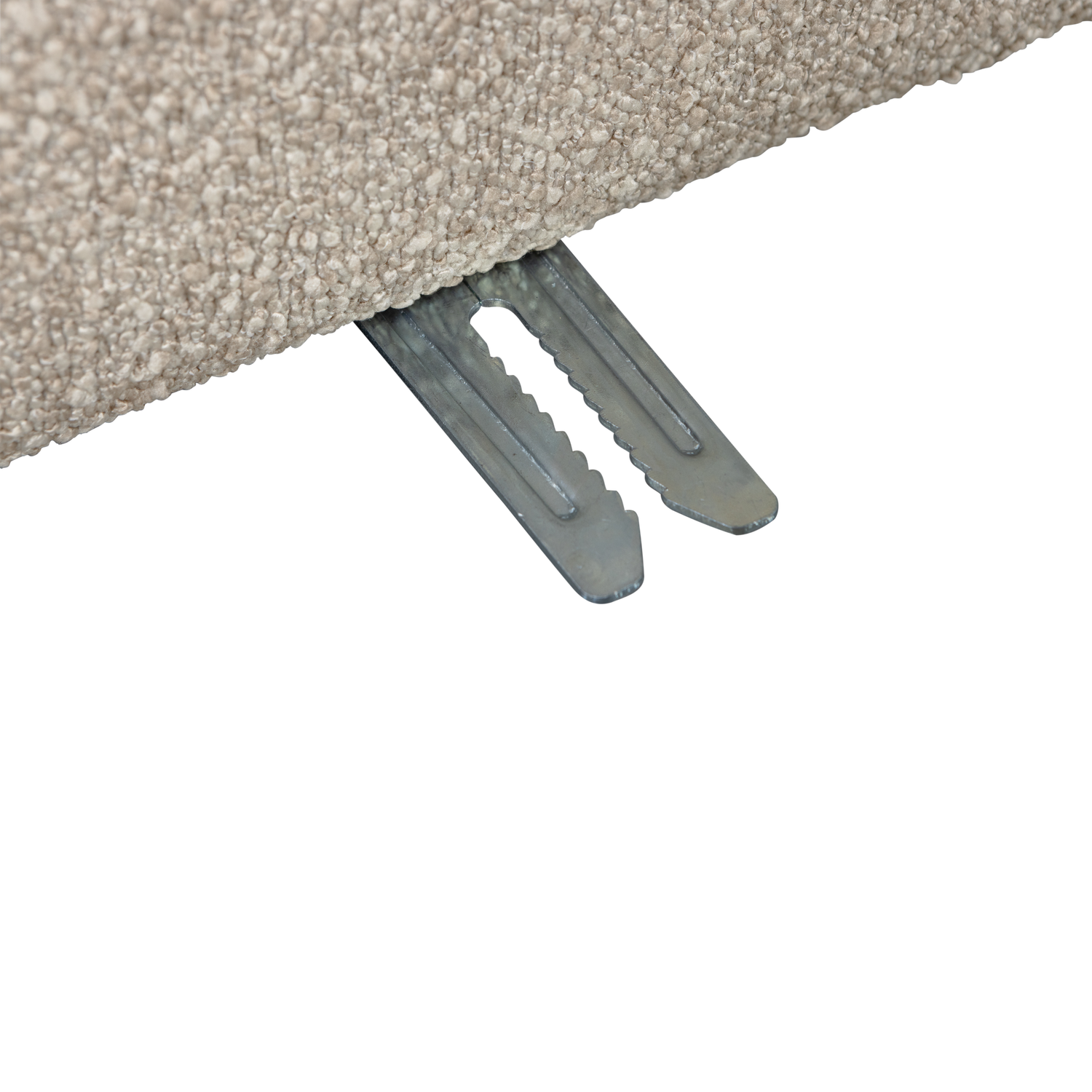 Lazy 1-zits element met arm links boucle antraciet