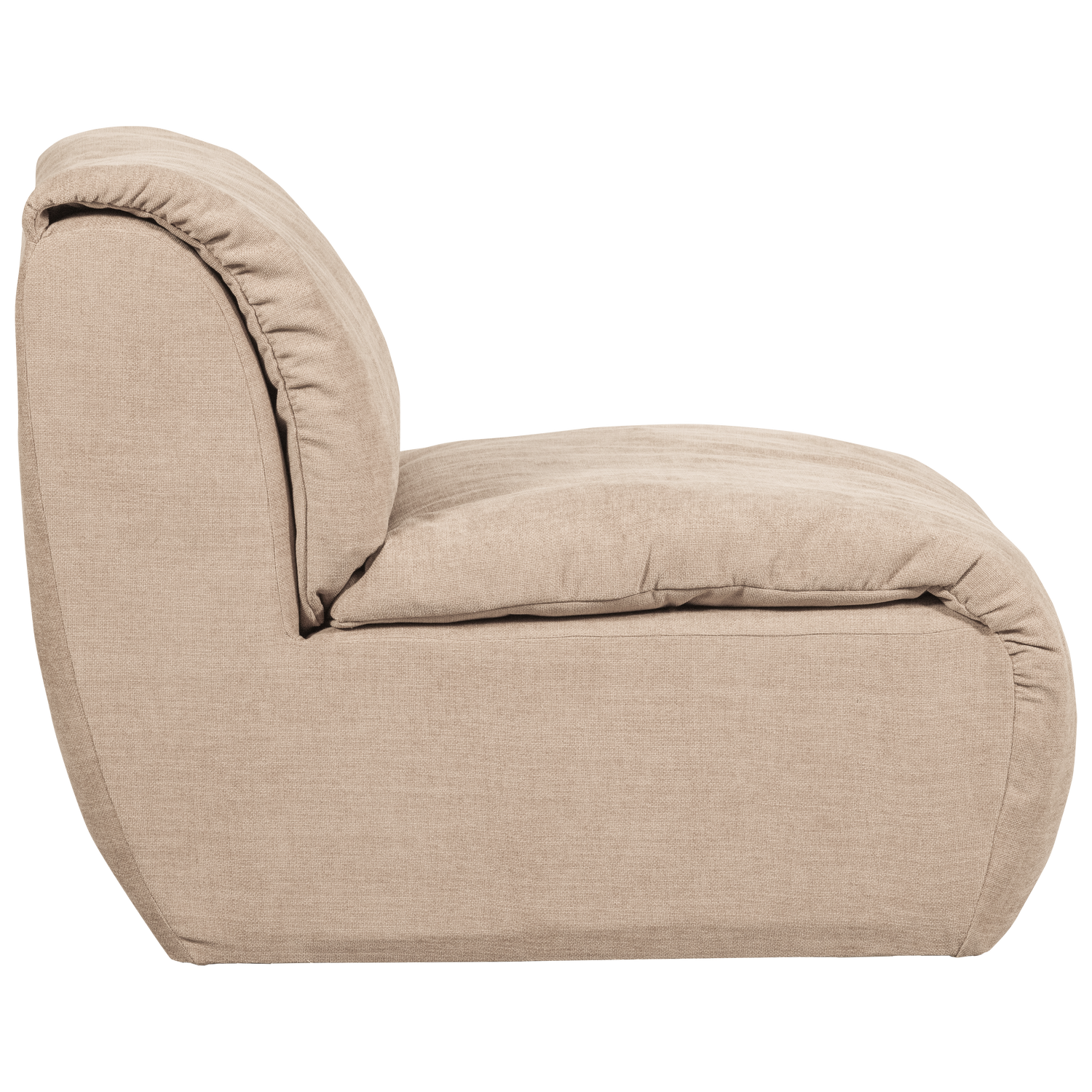 Baggy 1-zits element geweven chenille oudroze