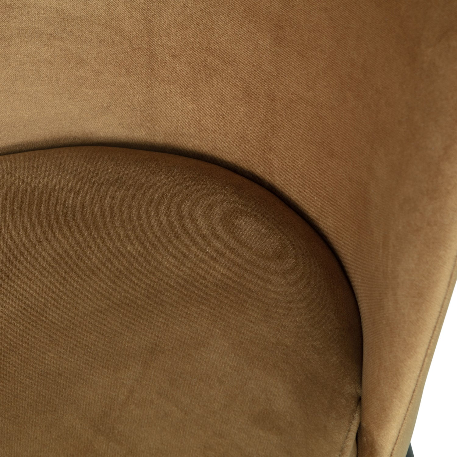 Vogue eetkamerstoel structure velvet brass