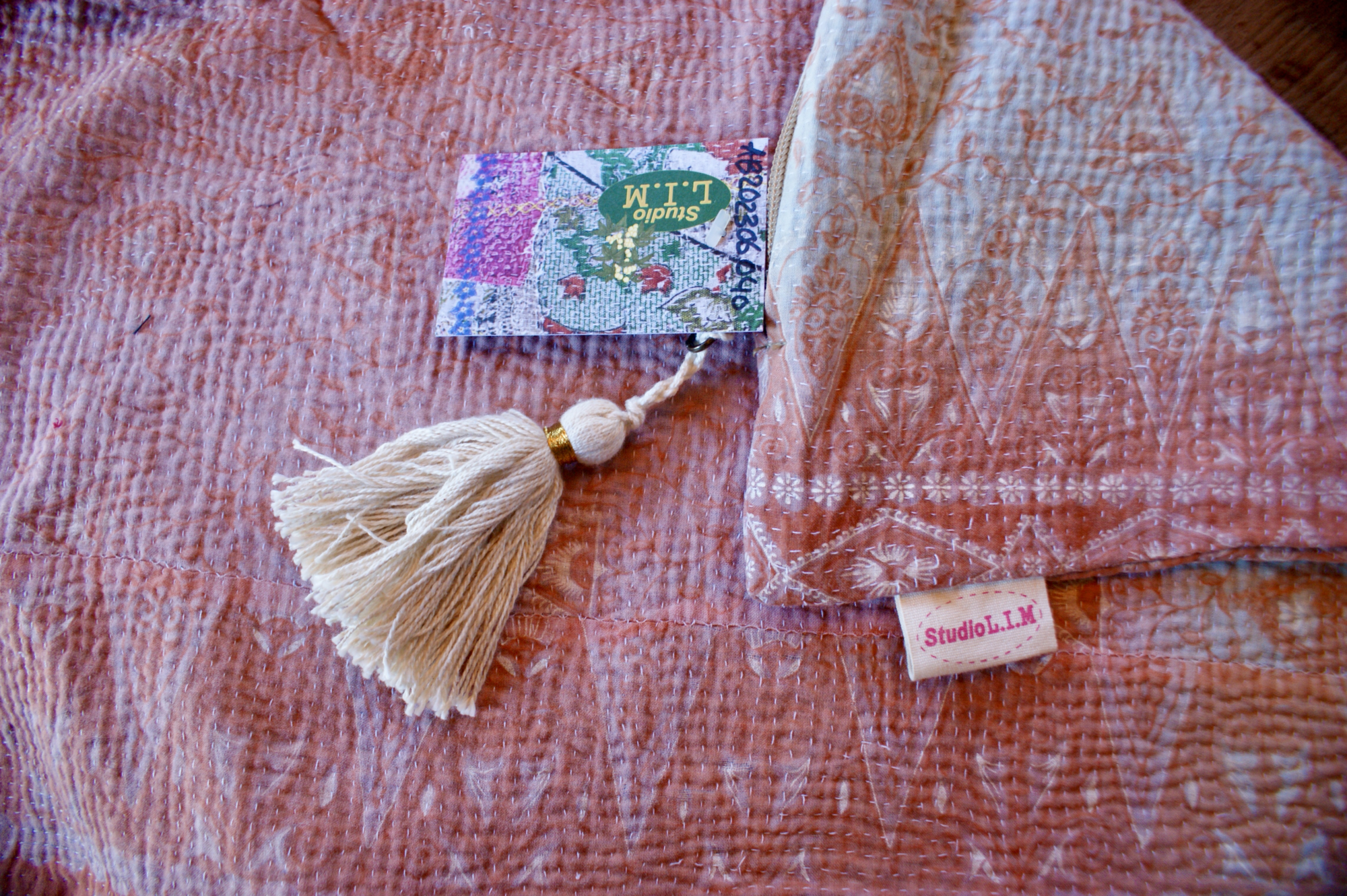 Kussen Kantha vintage 40x60 cm