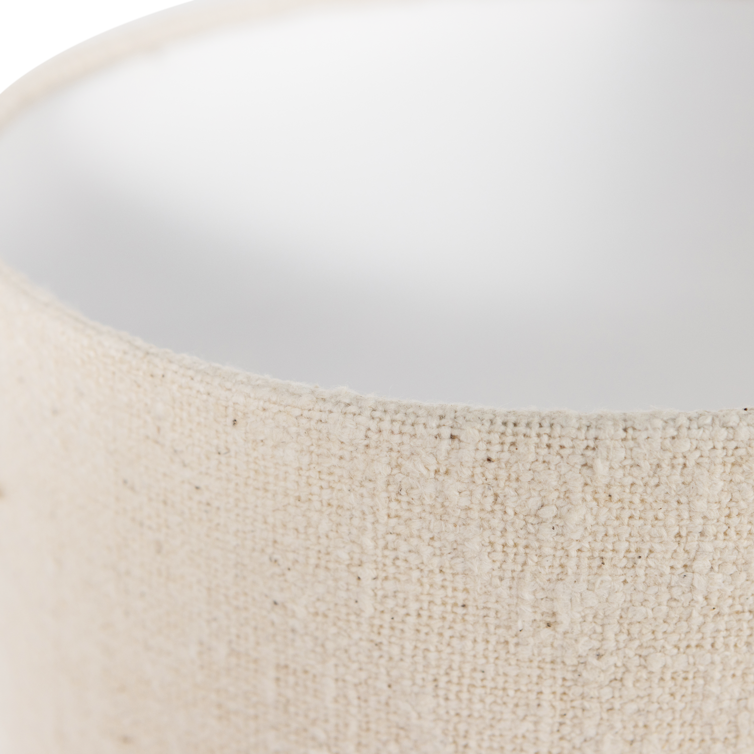 Loft vloerlamp metaal/boucle naturel met strepen 130xo30 cm