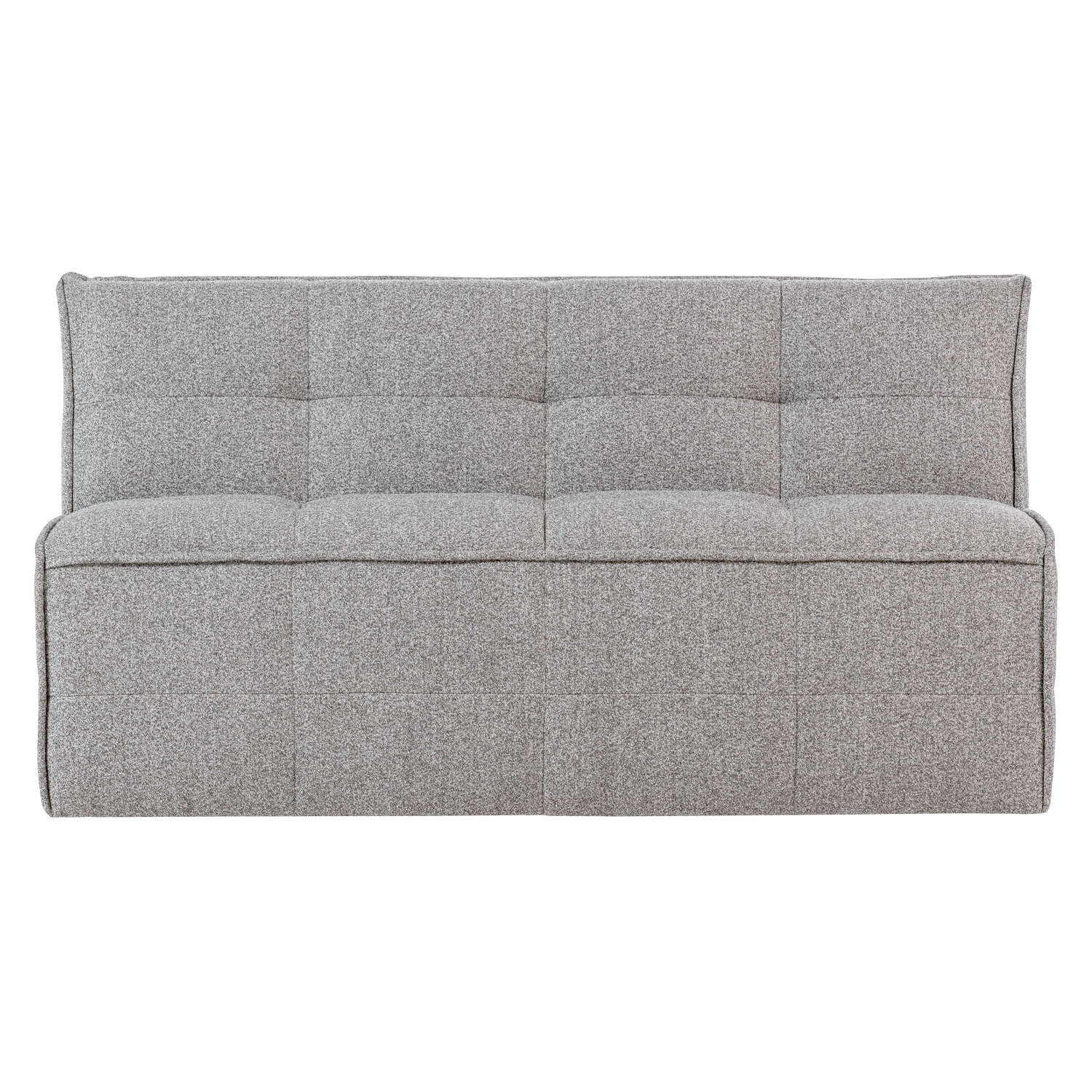 Cluster eetbankje met rugleuning boucle khaki bruin