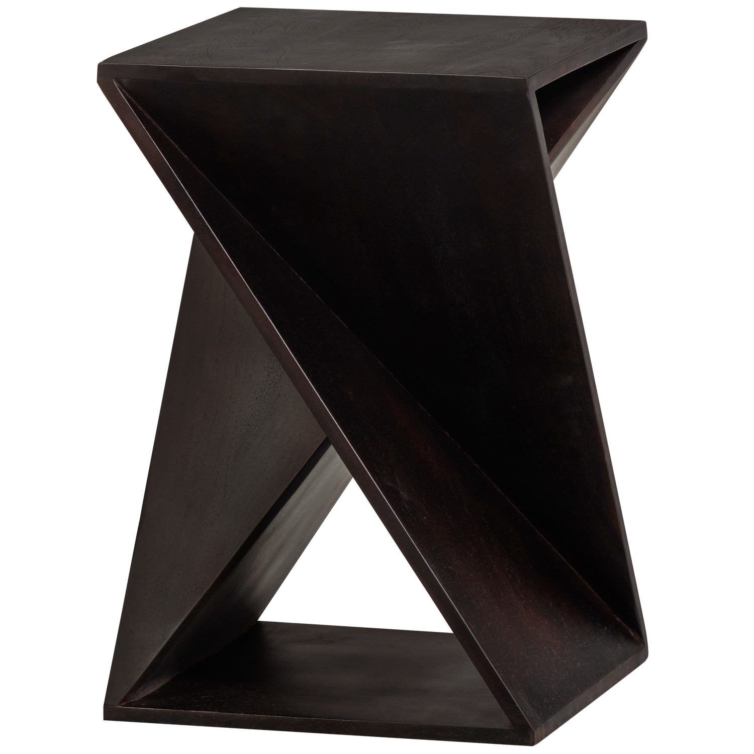 Ikem bijzettafel acaciahout donkerbruin