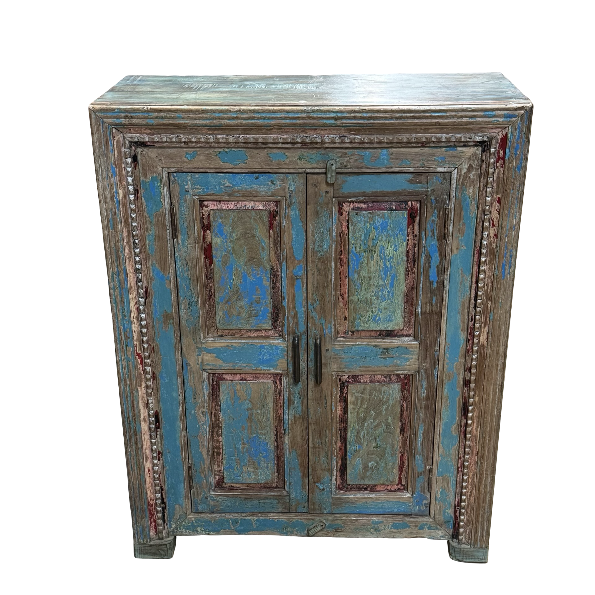 Kast 2 deur uniek blauw