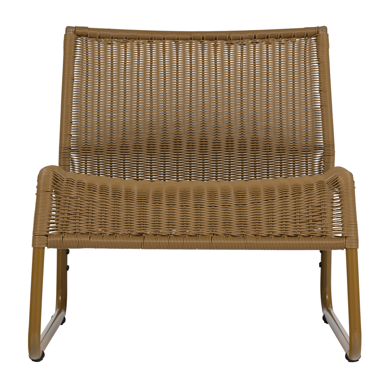 West tuin loungestoel honinggeel