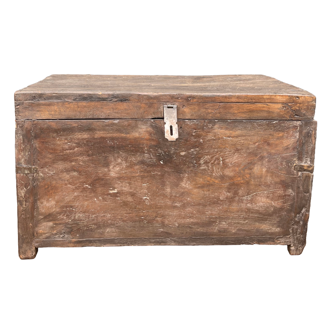 Oude opbergkist uniek item