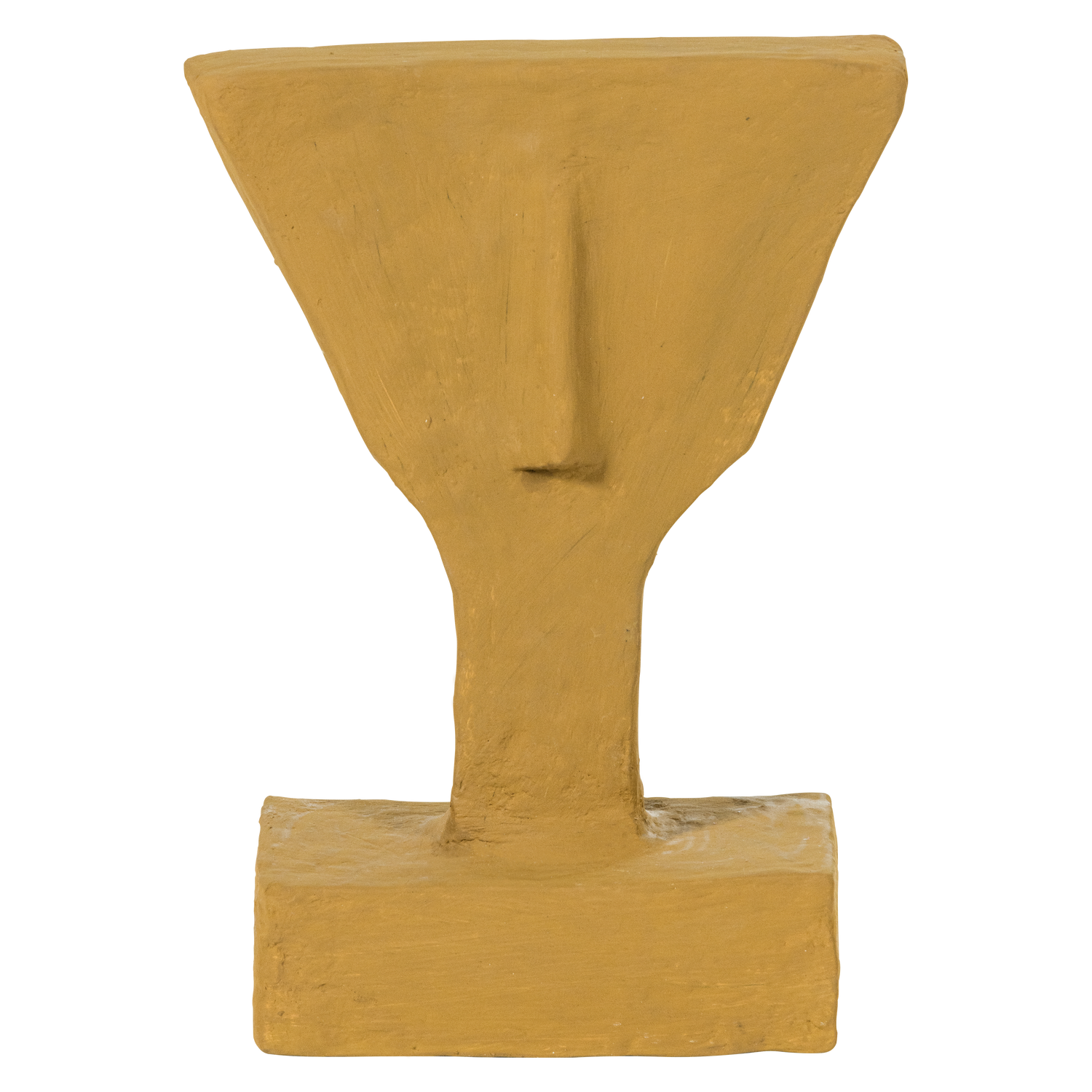 Olen ornament papier mache honinggeel