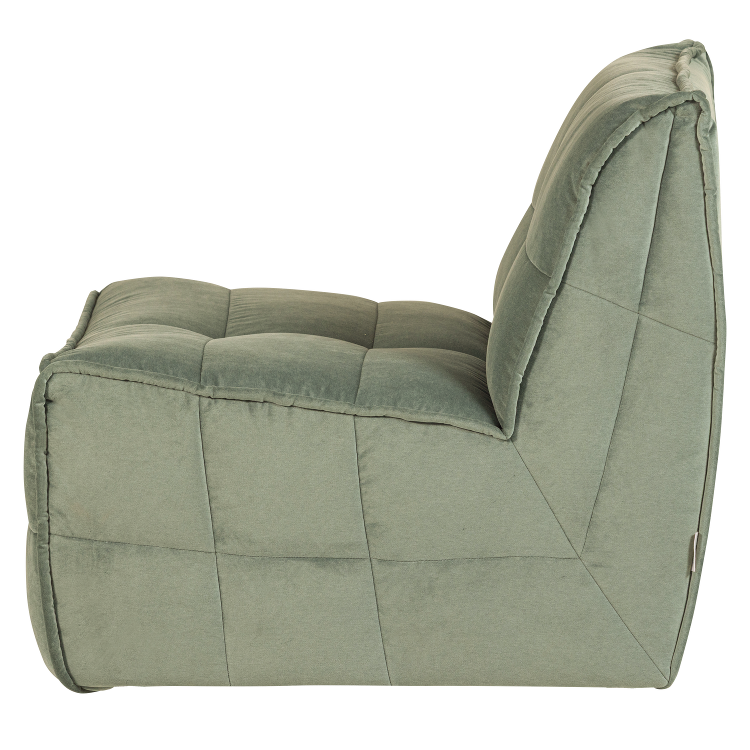 Cluster 1-zits element velvet turquoise blauw