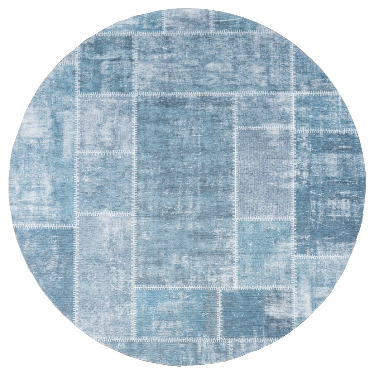 Vloerkleed Mijnen Grijs/Blauw