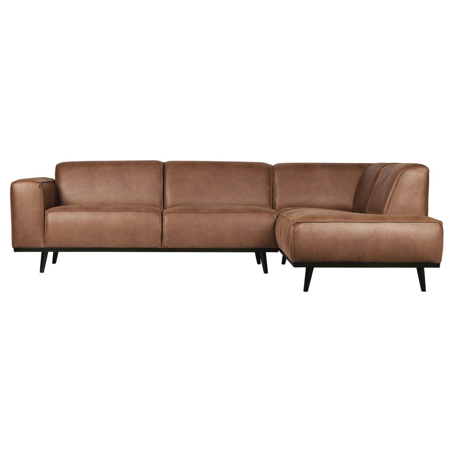 Statement hoekbank rechts chenille velvet terra
