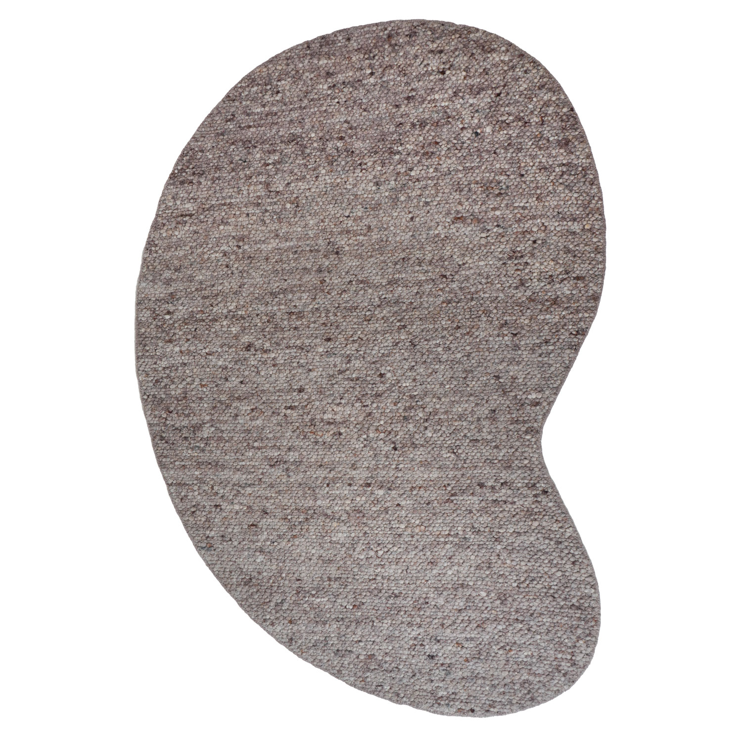 Vloerkleed Stone bruin - Organisch