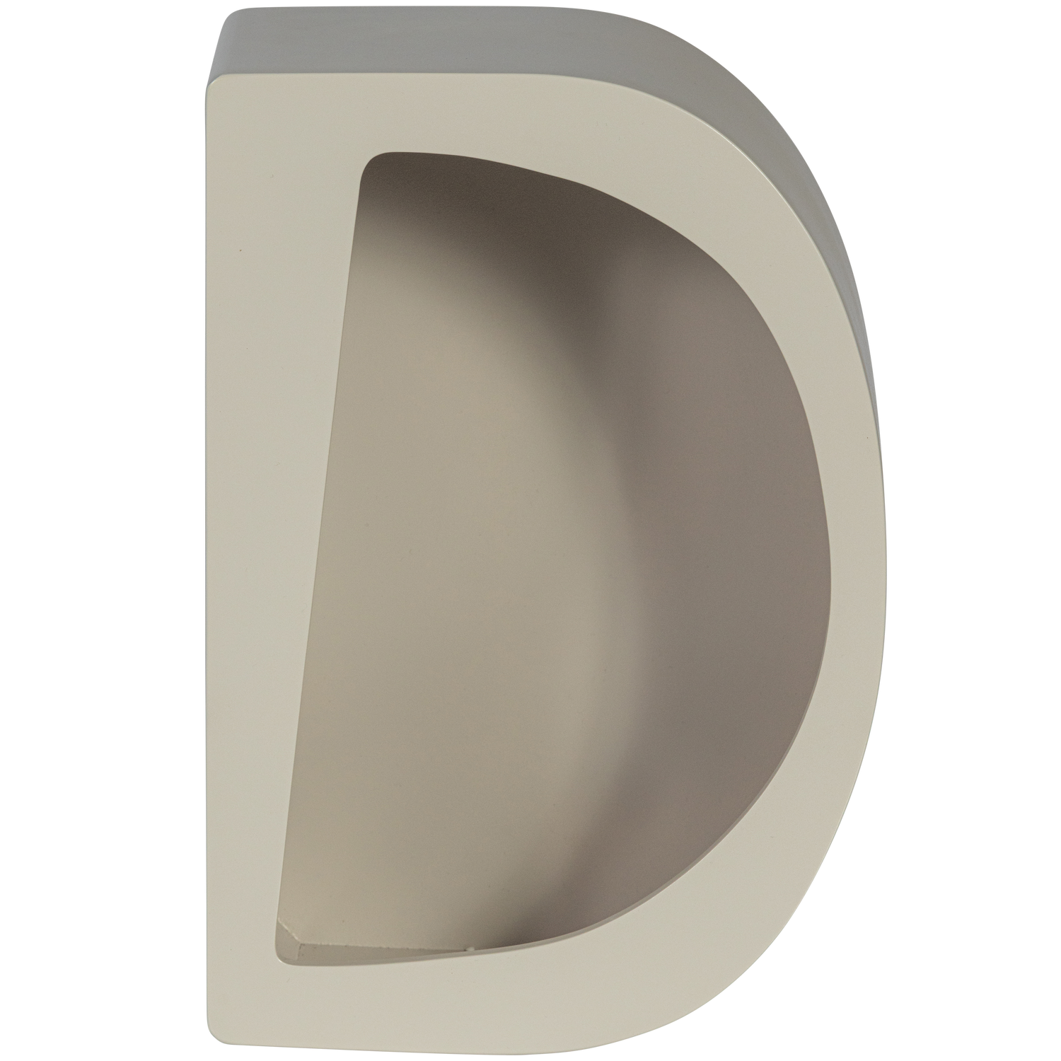Noam wanddeco halfrond hout dust 15x35x24 cm