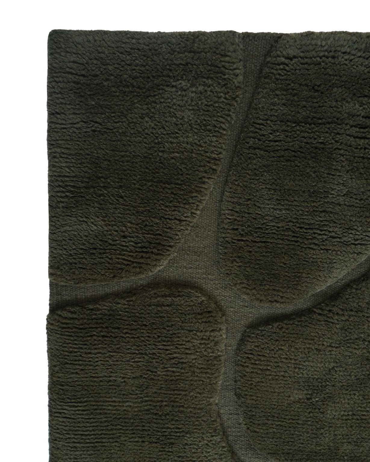 Superior Berber Vloerkleed Dark Green