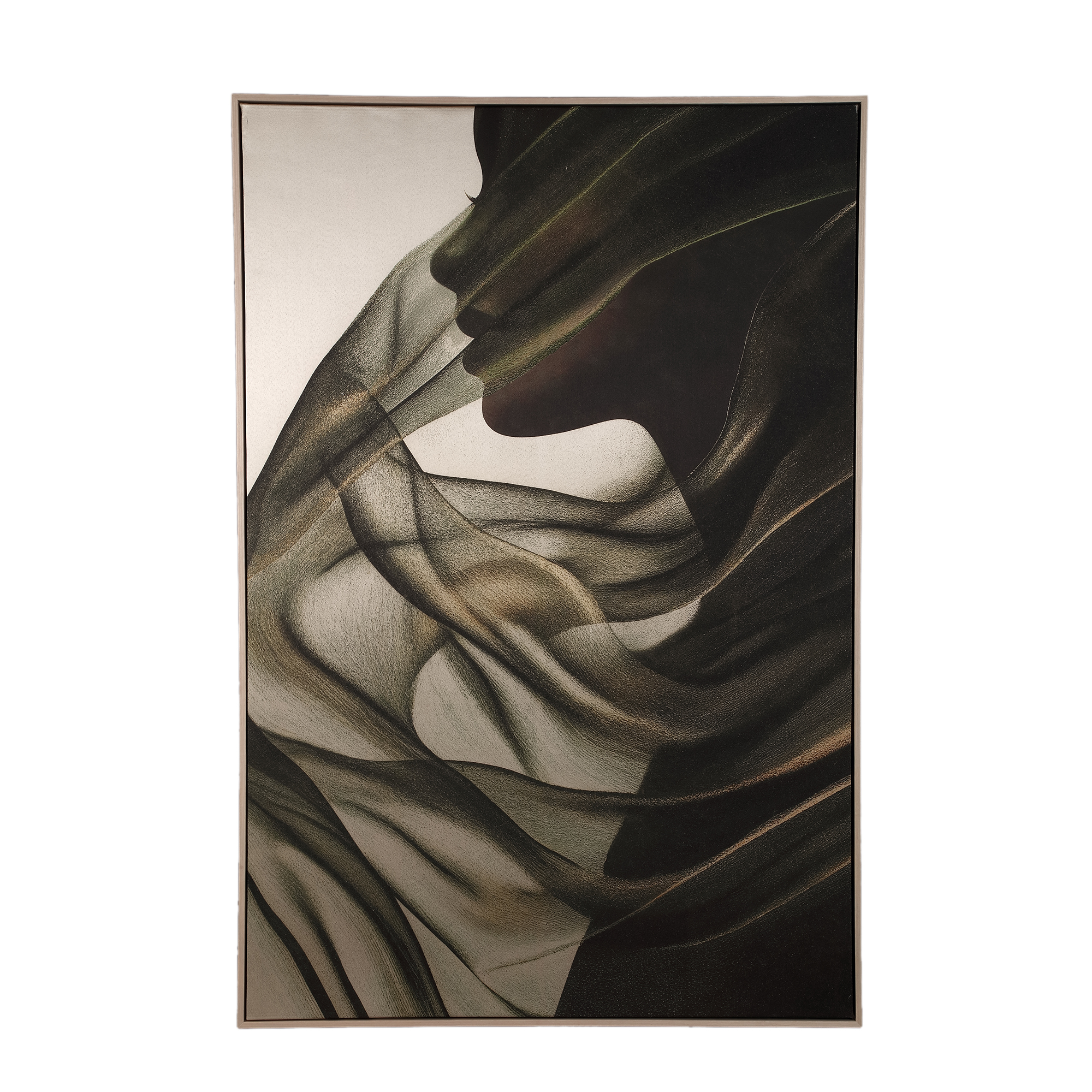 Canvas Elin Donkergroen