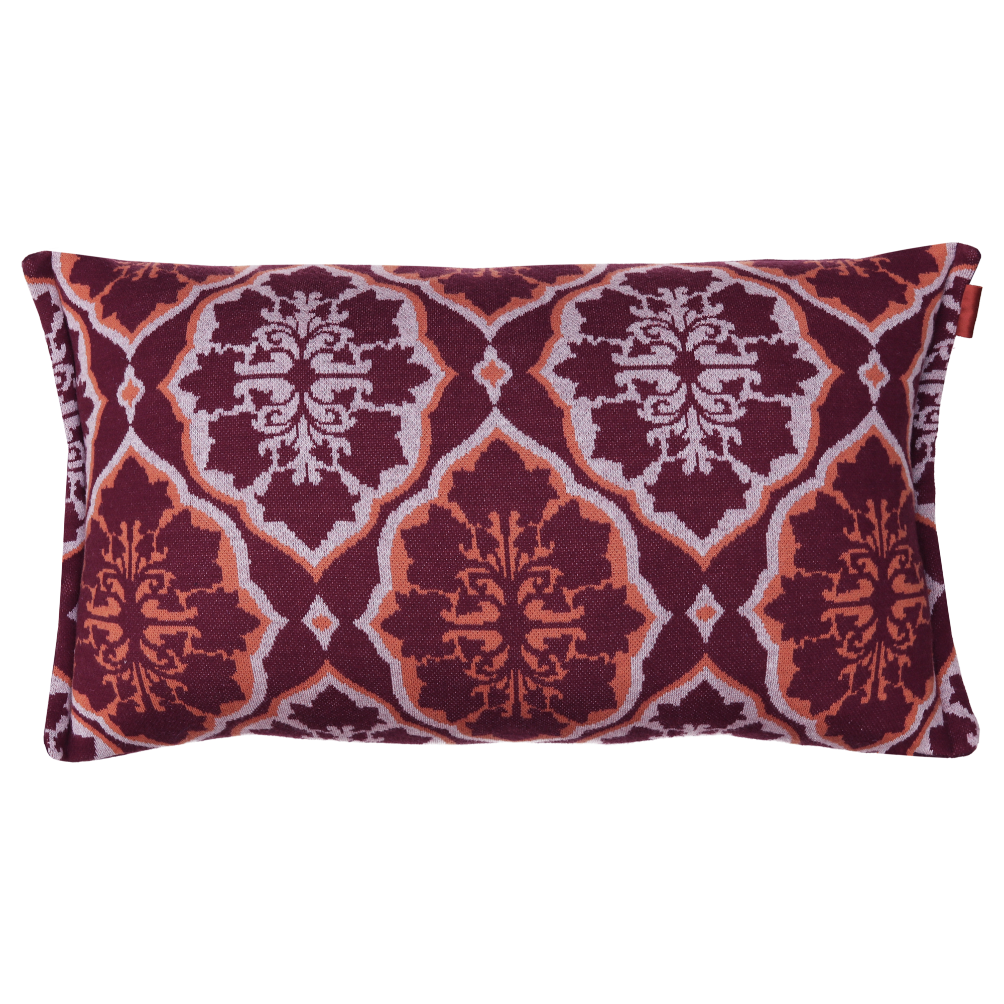 Kussen jacquard ethnic wine