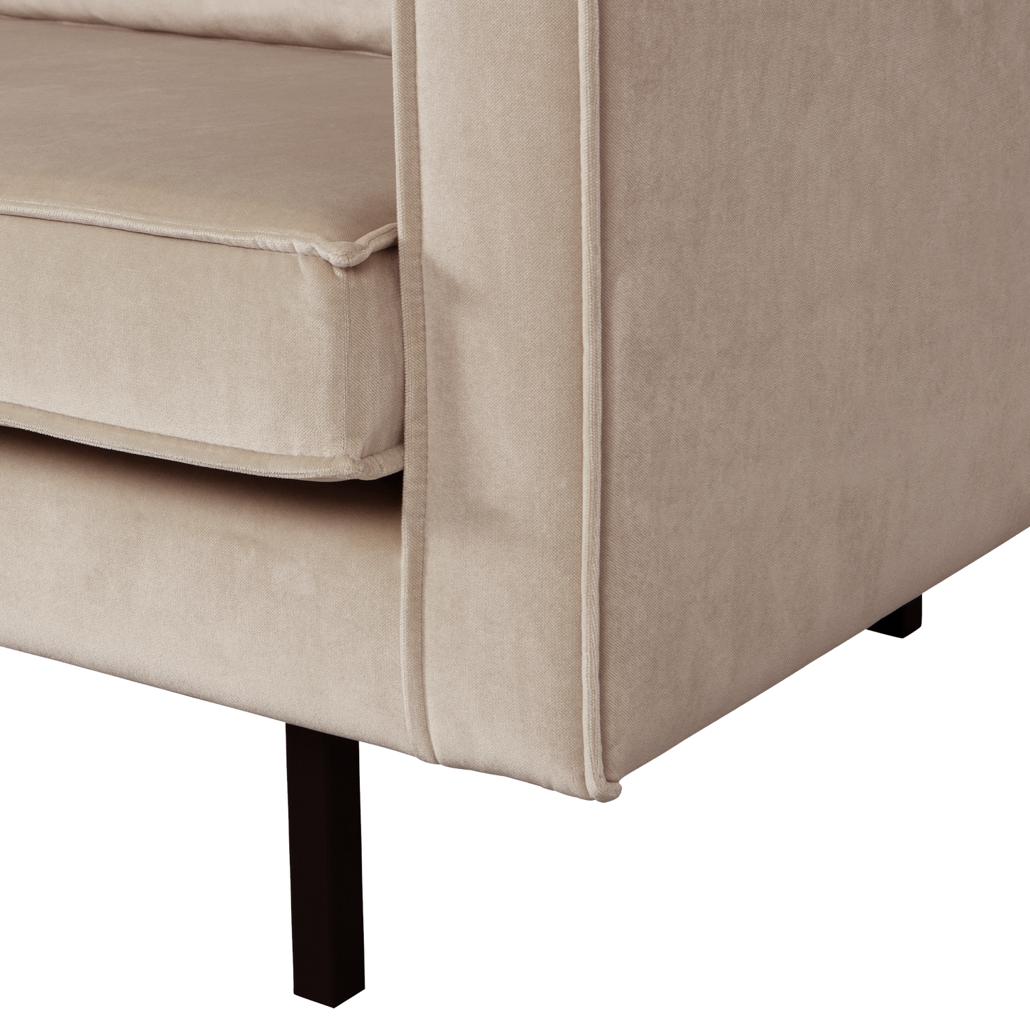 Rodeo 2-zits bank velvet taupe [fsc]