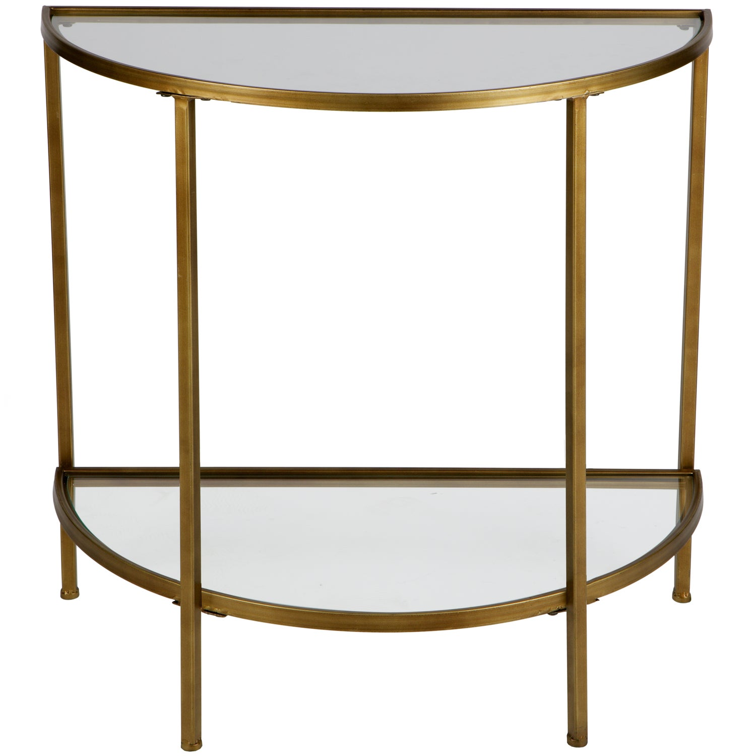 Goddess sidetable antique brass