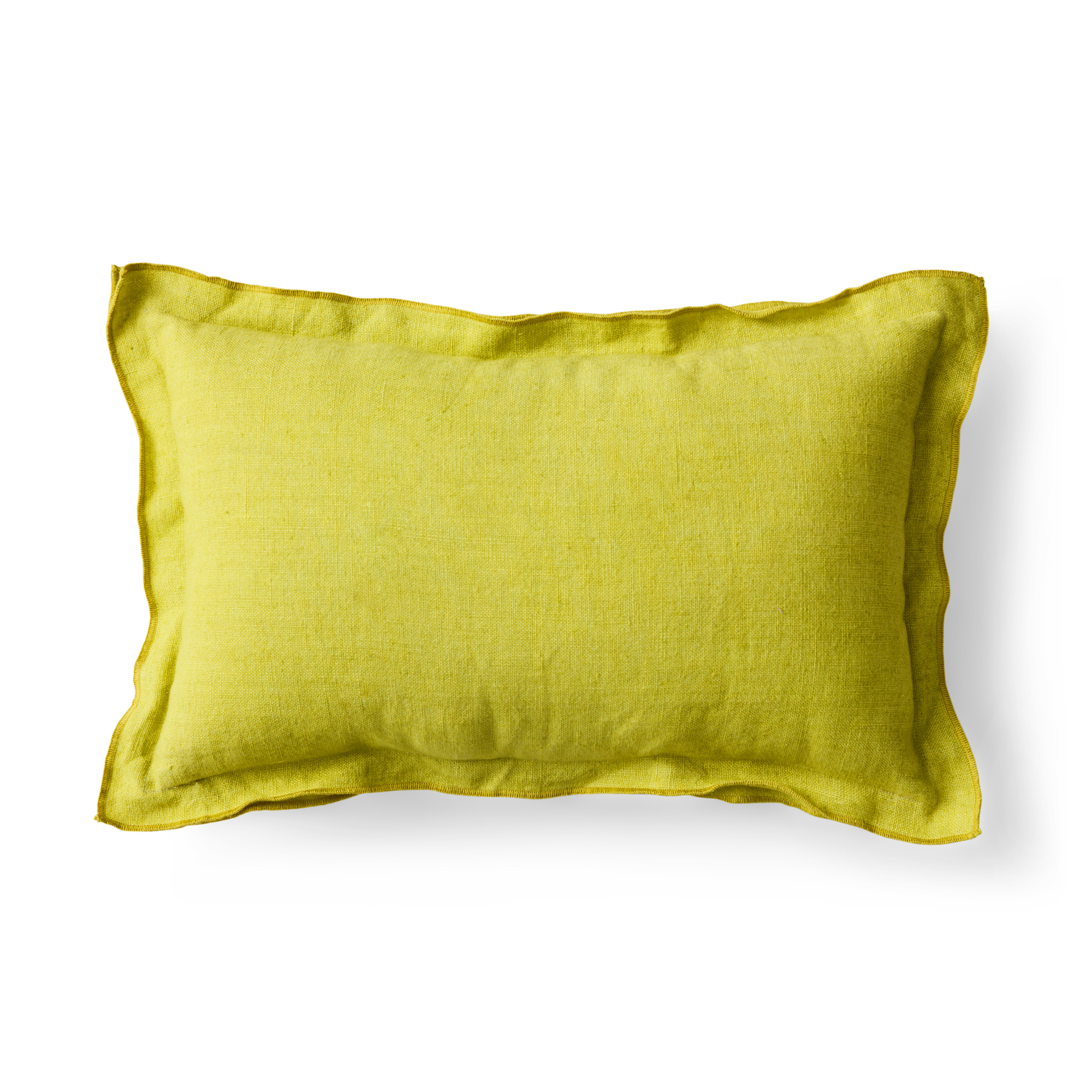 HKliving Sierkussen linen lemongrass