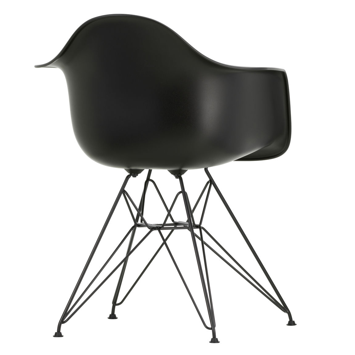 Vitra Eetkamerstoel DAR RE zwart
