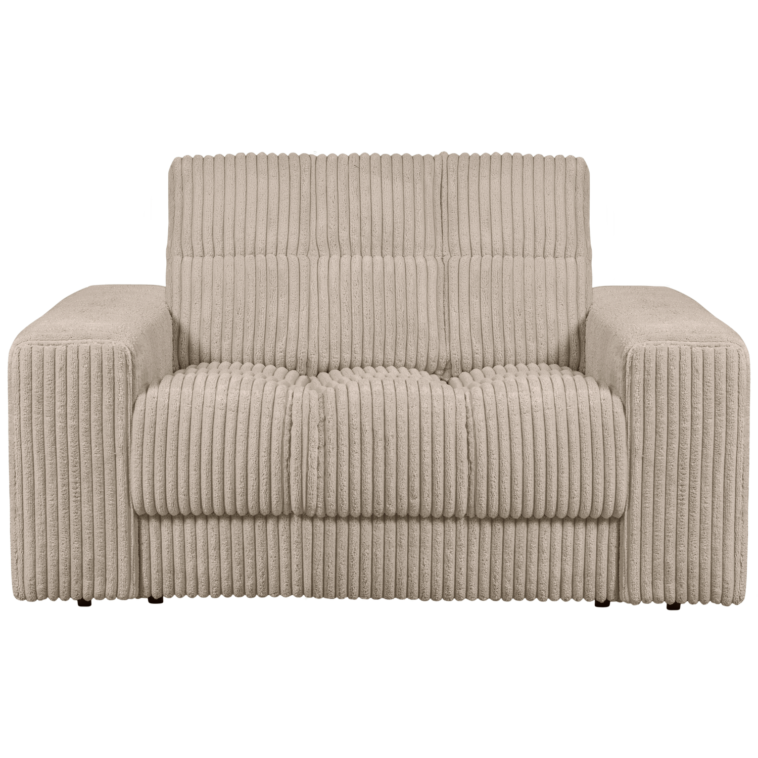 Second date loveseat velvet warmgrijs