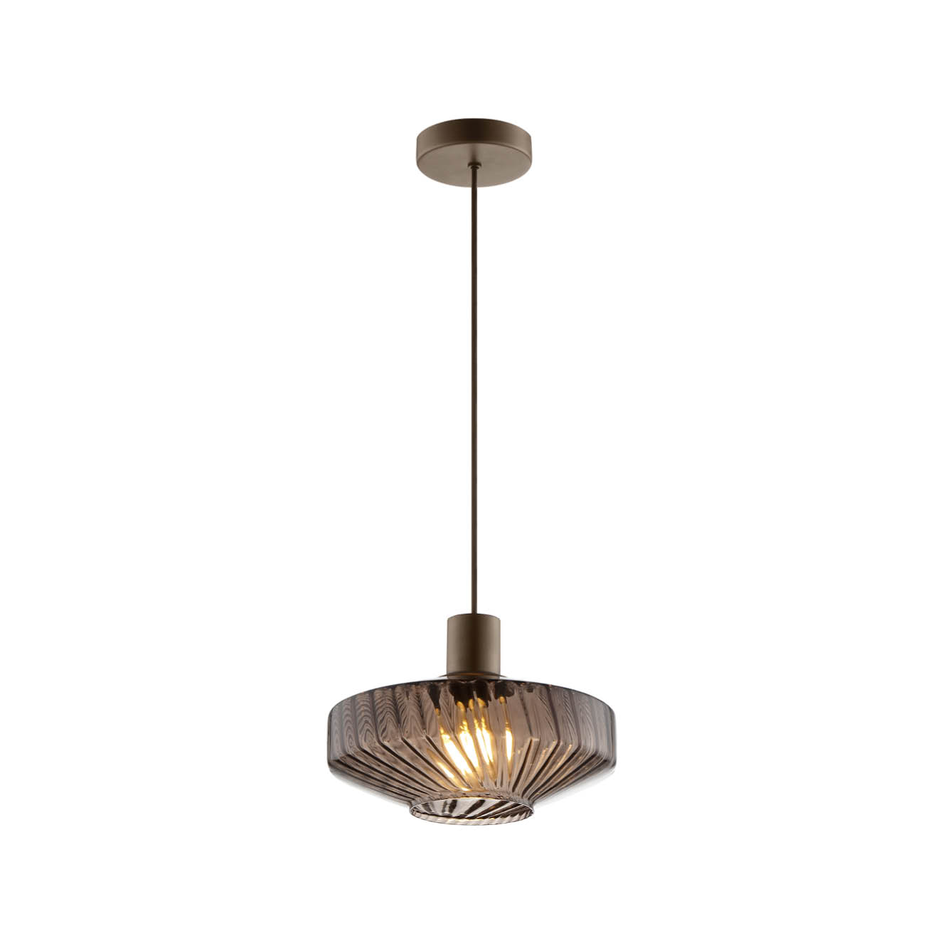 Anouk Hanglamp 1L 28cm koffie