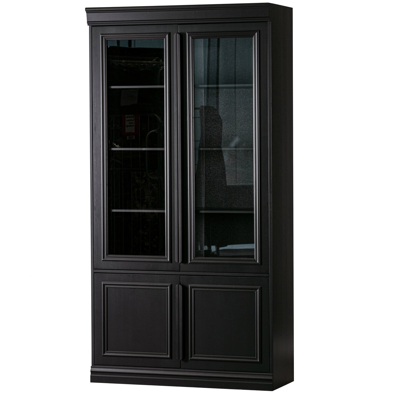 Organize vitrinekast 44 cm grenen matzwart [fsc]