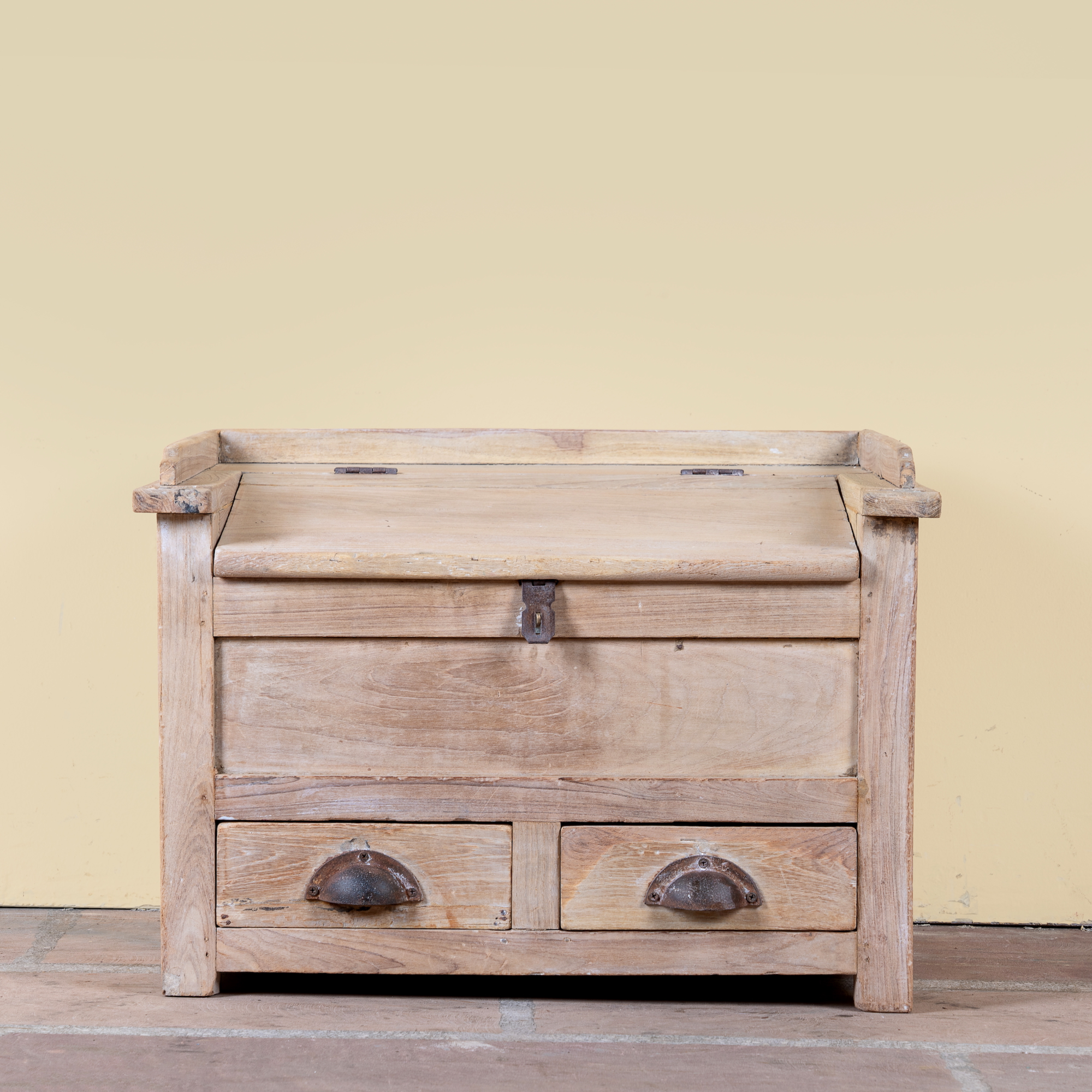 Mivaan - Vintage Teakhouten Box van Oud Hout