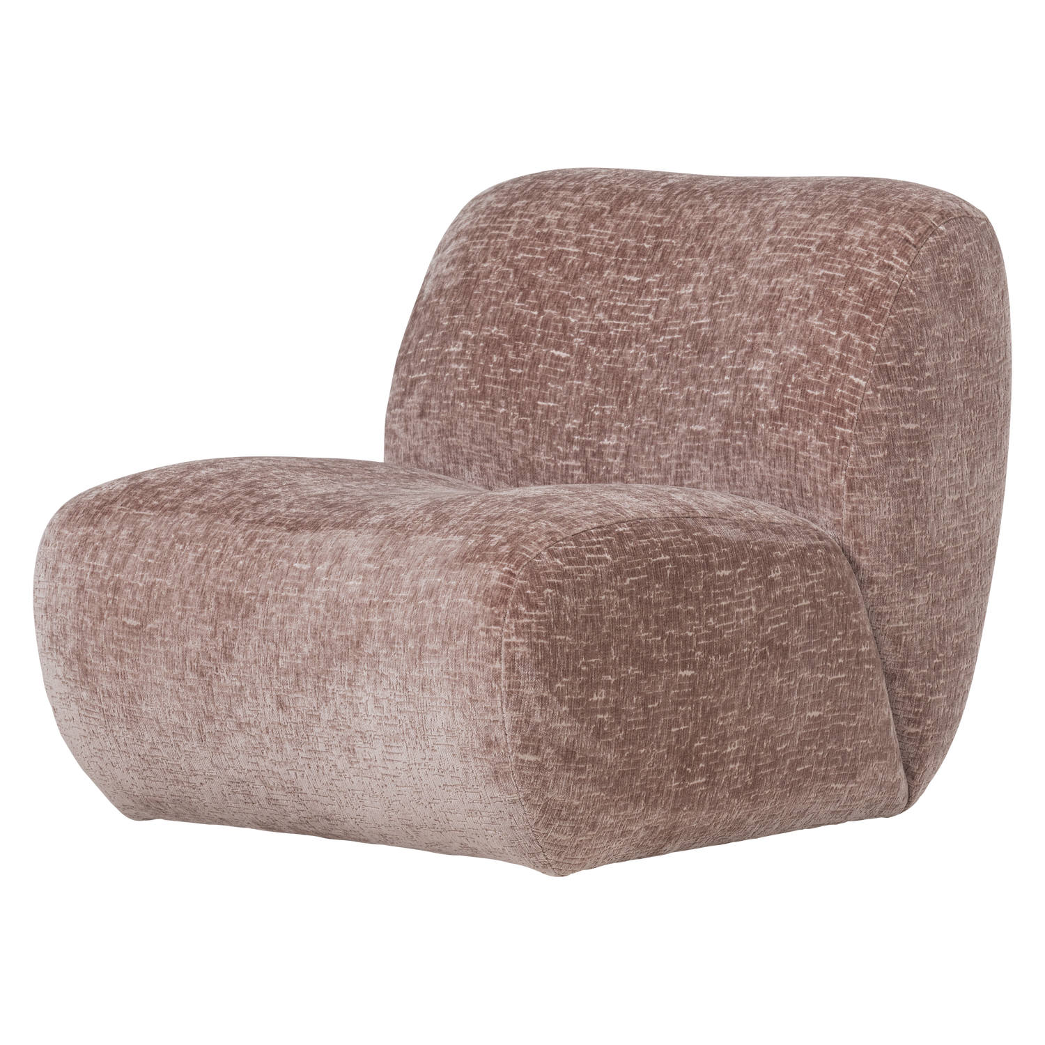 Nomu fauteuil grove chenille lichtbruin [fsc]