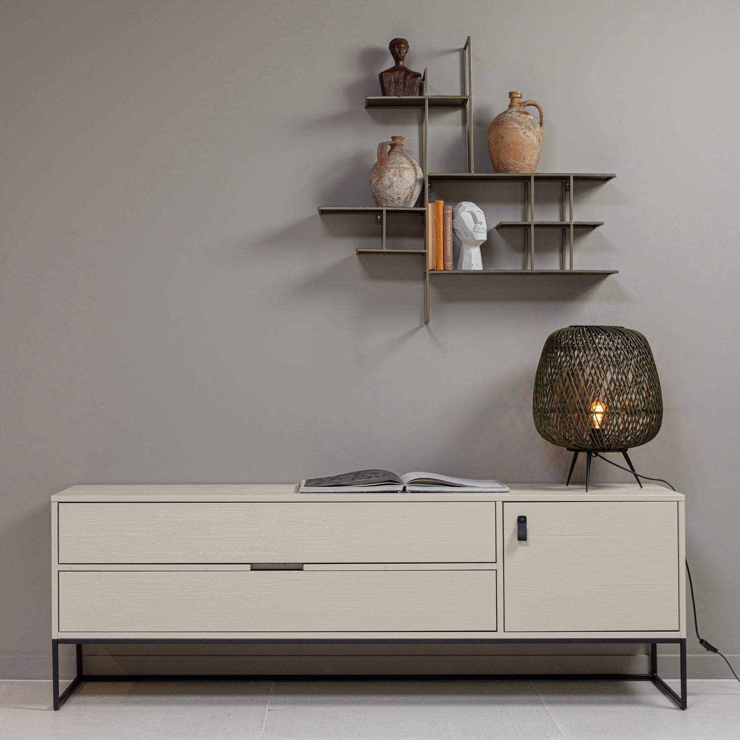 Silas tv meubel 180 cm eiken decor [fsc]